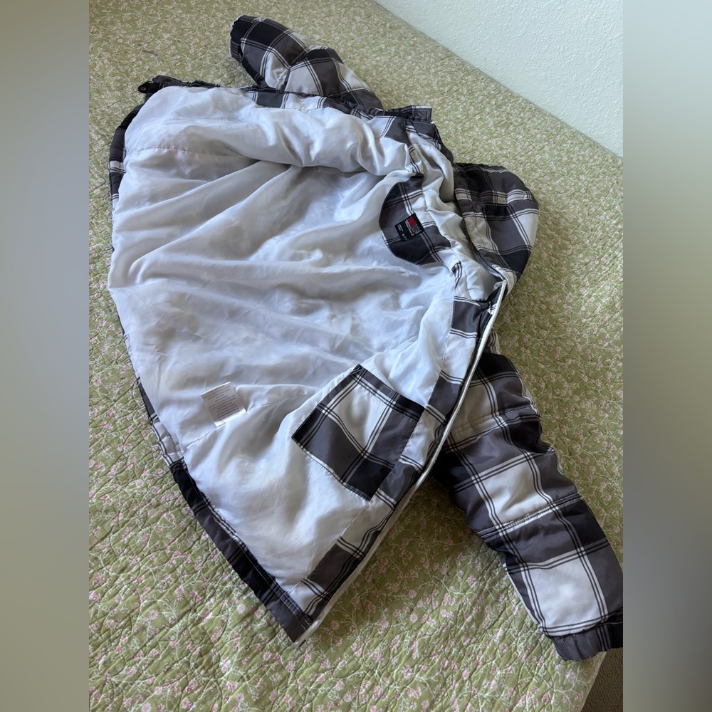 South Pole Black and White Plaid Jacket Size XL (7) - Picture 12 of 16